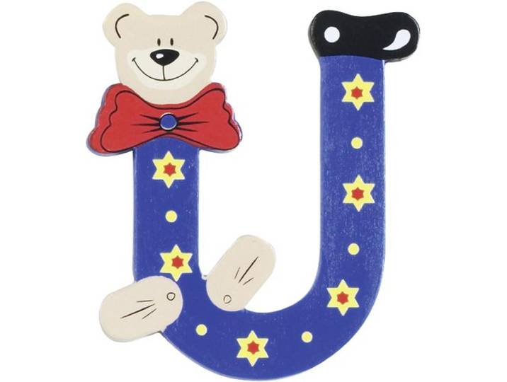 Houten letter U (301001)