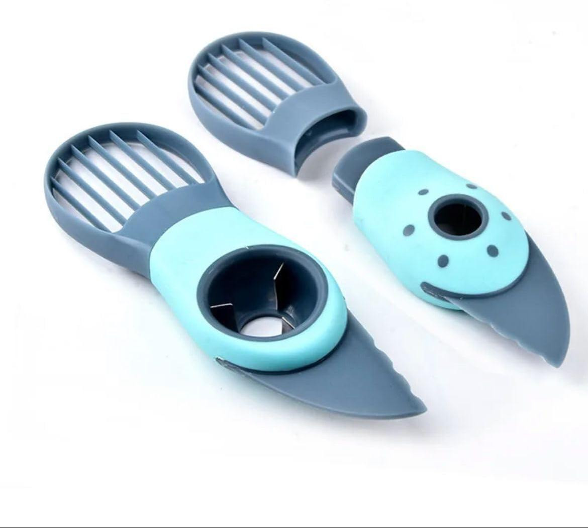 Topolenashop Avocado snijder 3-in-1 ontpitter en snijder, 19,5 cm