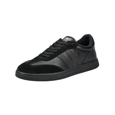 Sneaker STEVE MADDEN "STEVE MADDEN Sneaker Leder", Herren, Gr. 41, schwarz, Leder, Schuhe Sneaker