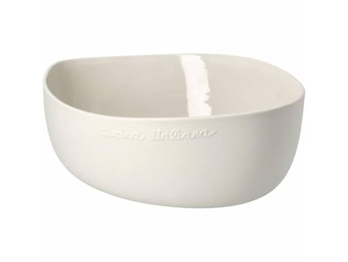 Räder Schüssel „Cucina Italiana“ – Große Steinzeug-Schüssel 30 cm – Für Pasta, Salat & Obst – Beige