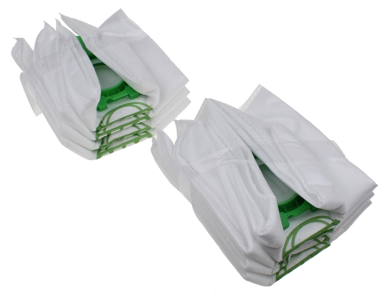 Sebo 8300ER Stofzakken, Lichtgroen en Wit, 8 stuks