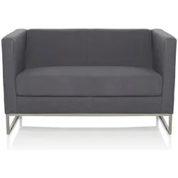 hjh OFFICE Lounge Sofa BARBADOS Stoff mit Armlehnen