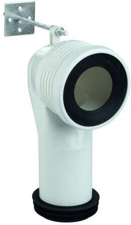 Grohe Bau Keramik WC-Ablaufbogen 39457000 9,35-13,7 cm, vertikal, einstellbar