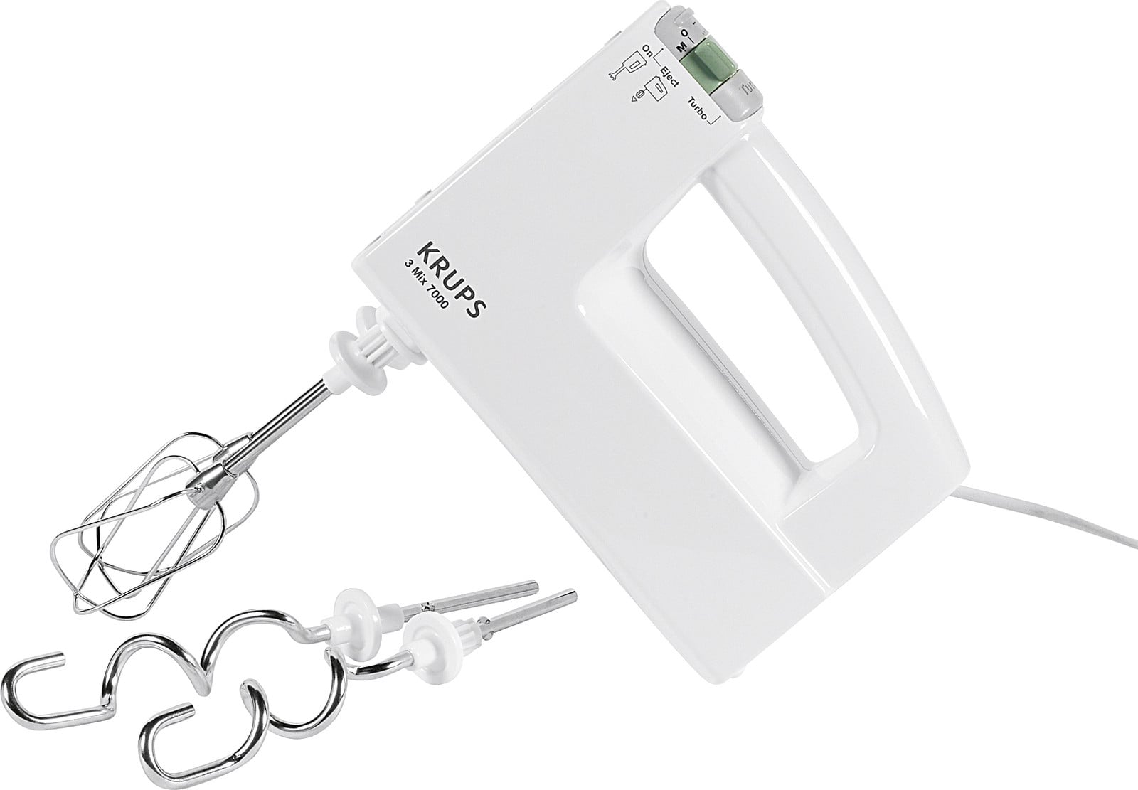 Krups Handmixer F608 14 3 MIX 7000, wit