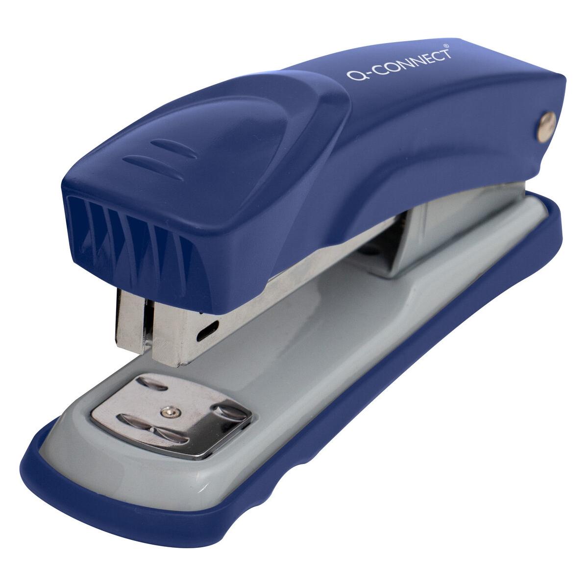 Q-Connect Heftmaschine Metall 20BL blau/grau (20 Blätter) (KF14209)