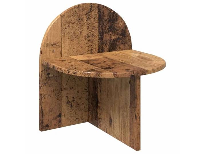 KUPTYERFG Nachttisch Altholz 40 x 35,5 x 45,5 cm Holzwerkstoff Flexibler Beistelltisch für Schlafzimmer oder Gästezimmer, wahlweise wandmontiert oder freistehend nutzbar.