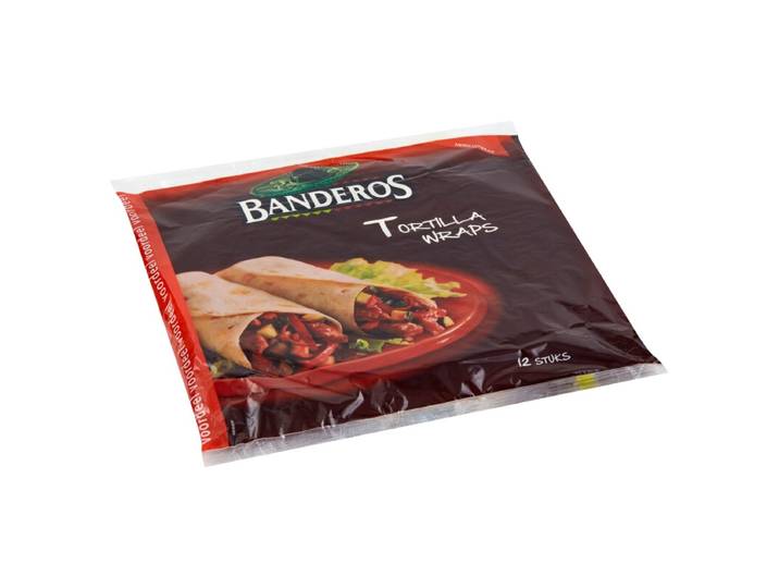 Banderos Tortilla Wraps Naturel 12 st