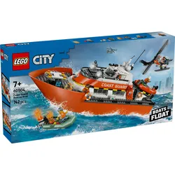 LEGO City Exploration 60504 Rettungsboot der Küstenwache mit Hubschrauber