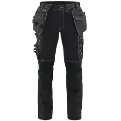 Damen Handwerkerhose "7130" - D18 - schwarz