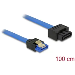 DELOCK SATA-Verl. SATA III -> SATA III Bu/St 1.00m bl