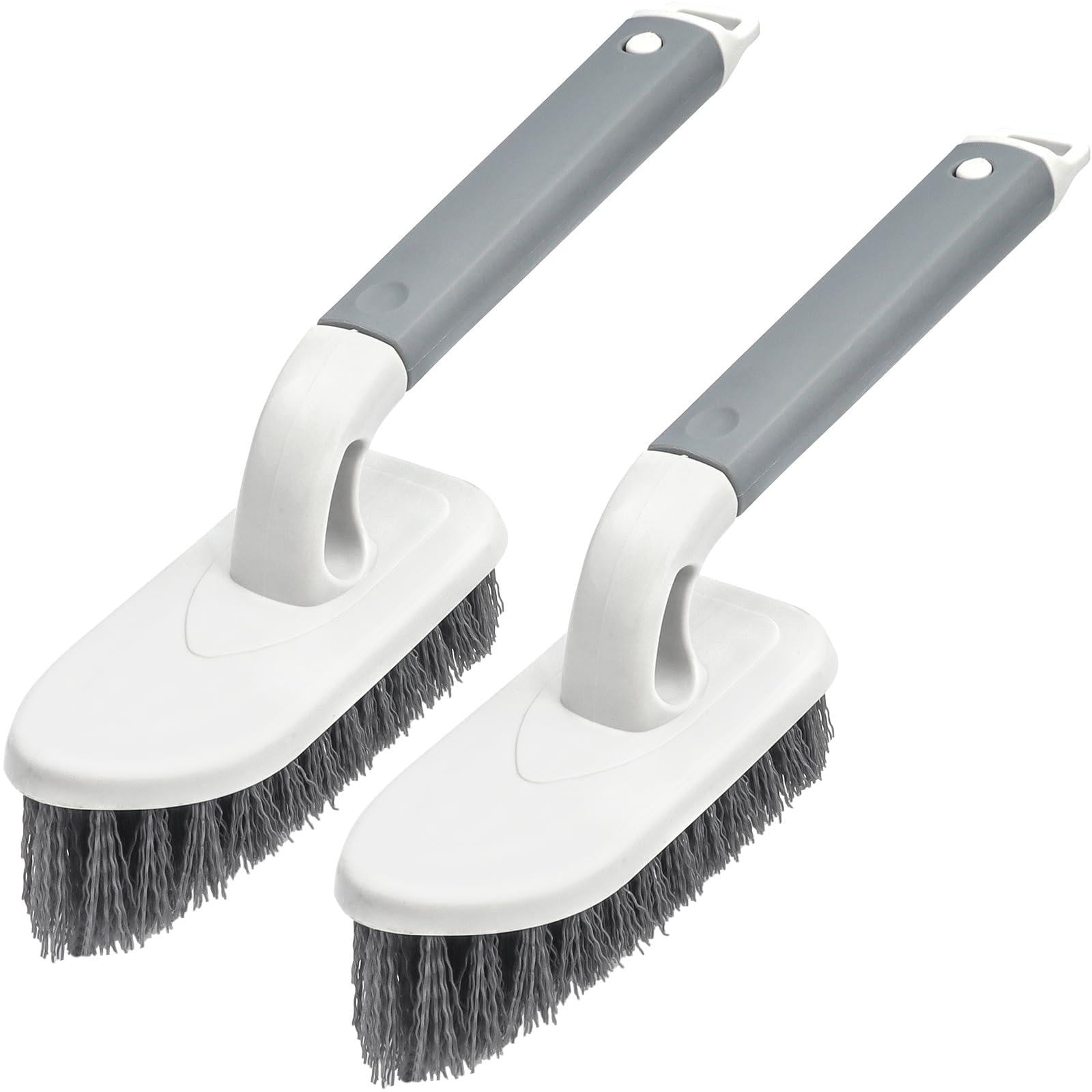 Selius 2-pack zware schuurborstels voor vloer, badkamer en kookplaat