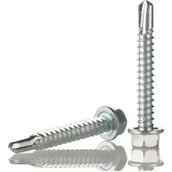 RS PRO, Schrauben, Blechschrauben 6-Kt. Ansatzkopf 5,5x38mm
