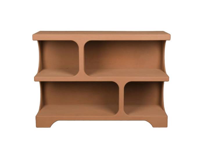 Wandregal Velivo M – aus MDF in Terrakotta - Terrakotta - Luxusbetten24