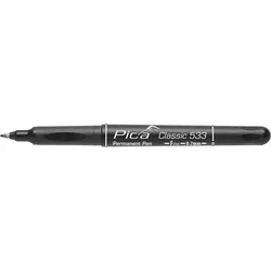 Pica Permanent Pen schwarz, Fine, 0,7mm - 533/46