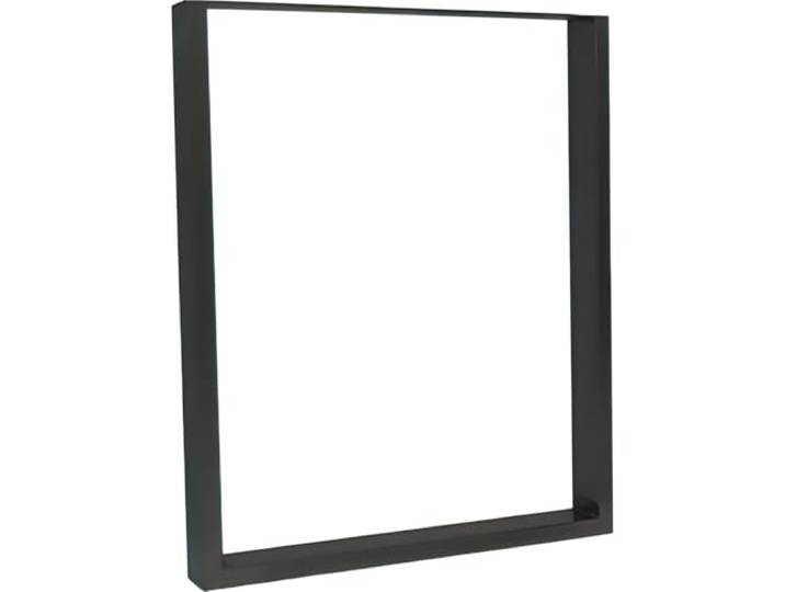 Grimme Tischkufe 580x710 mm Tischgestell Metall schwarz, Schaumstoffgleiter, hohe Tragkraft aus Stahl