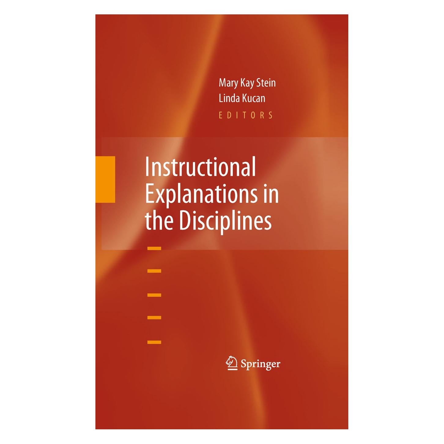 Springer Instructional Explanations in the Disciplines (Englisch, Hardcover, Linda Kucan, Mary Kay Stein) (9781441905932)