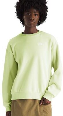 The North Face Women's Evolution Simple Dome Oversized Crew (Size Small) Lemon Mist/Lemon Mist, Cotton,Polyester