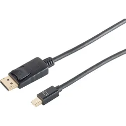 SHVP BS10-52035 - Mini-Displayport < Displayport 1.2 UHD schwarz 2 m