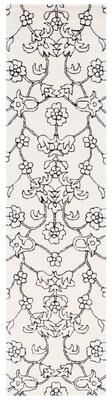 SAFAVIEH Handmade Fifth Avenue Yuki Floral New Zealand Wool Rug