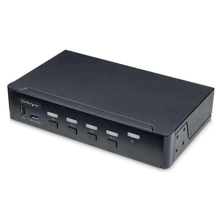 StarTech com P4AD122-KVM-SWITCH, 4096 x 2160 Pixel, 4K Ultra HD, Rack-Einbau, 36 W, Schwarz (P4AD122-KVM-SWITCH)