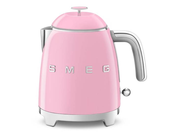 Bouilloire mini format 0,8l rose smeg