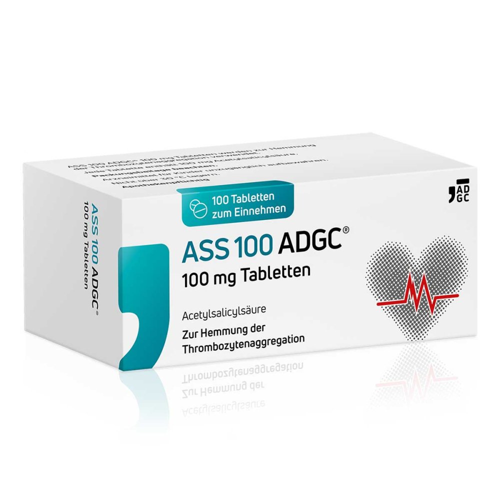 Zentiva Pharma GmbH ASS 100 ADGC® 100 mg Tabletten 19430921