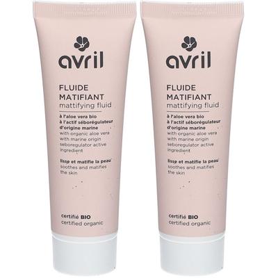 Avril Fluide matifiant x2 2x50 ml Emulsion