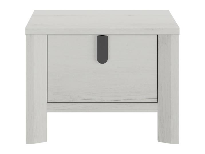 Nachttisch Lugo Eiche Struktur Holz B 49 H 37 cm - Material: Holzwerkstoff - Nachttisch