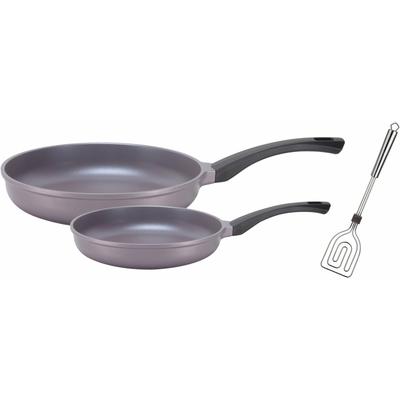 GSW "Rainbow" Aluminiumguss Set, 1x Bratpfanne Ø 20 cm, 1x Bratpfanne Ø 28 cm, 3 Stk. tlg. Induktion