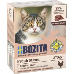 Bozita Häppchen in Sauce mit Hühnchenleber | 6x 370 g