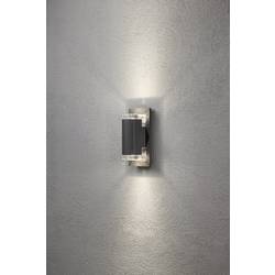 Konstsmide Potenza 7987-370 Außenwandleuchte LED, Energiesparlampe GU10 12 W Anthrazit