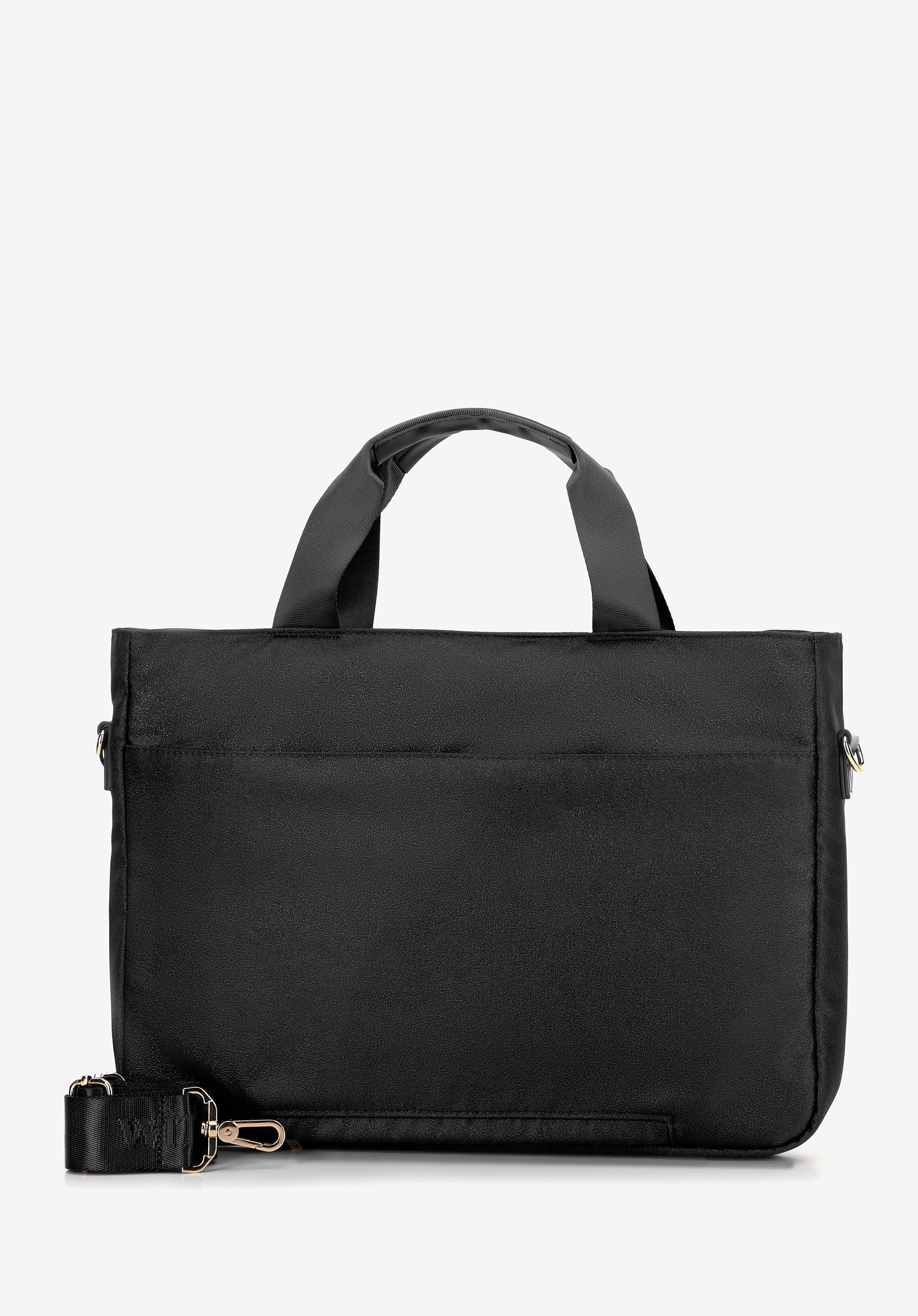 Wittchen Dames 14" Laptoptas met Quilting, Zwart