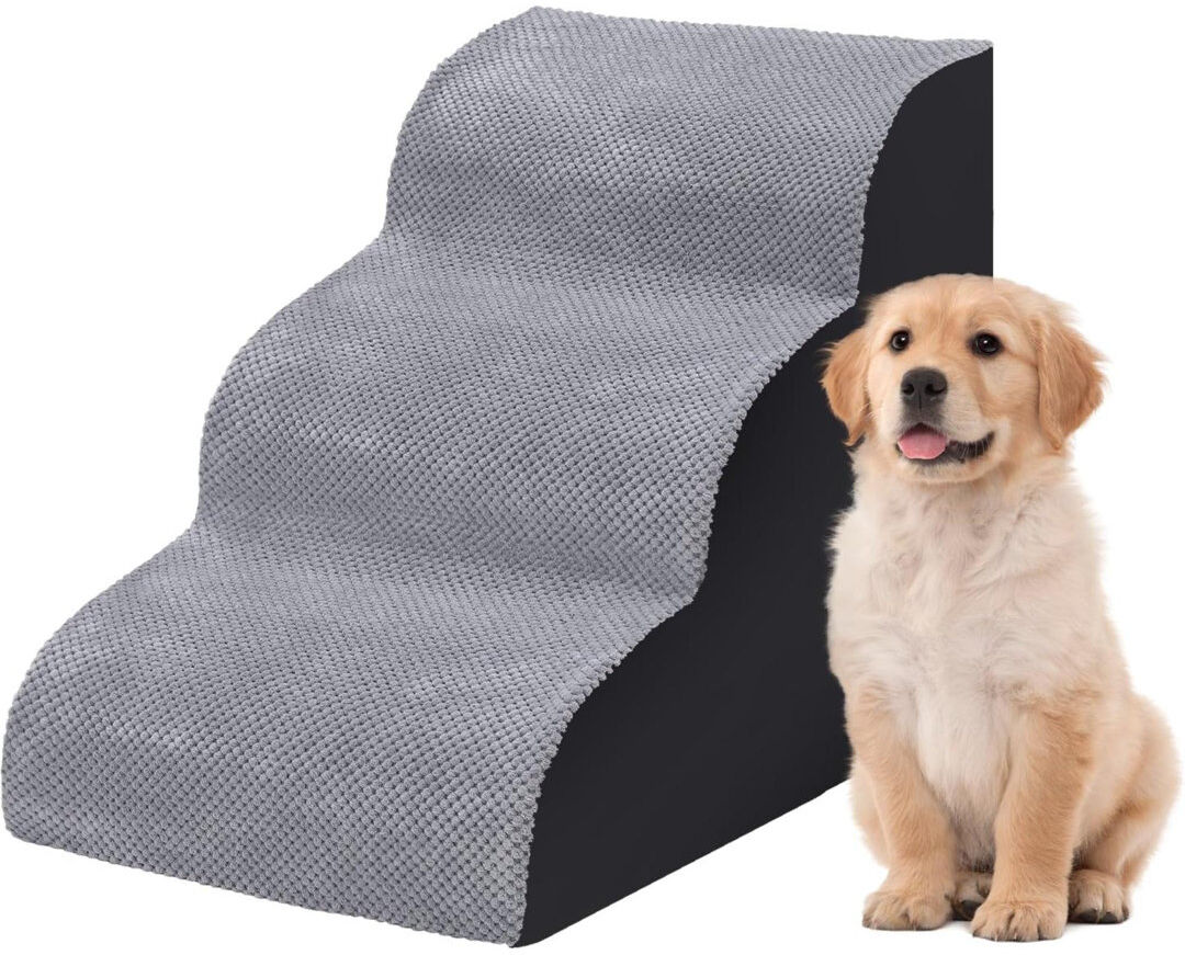 Archie & Oscar Stairs Gray 40cm H x 59cm W x 40cm D