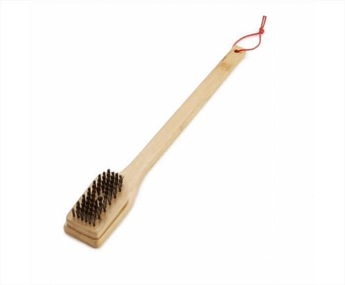 Weber Spazzola Grande Con Manico In Bamboo 46cm-bamboo