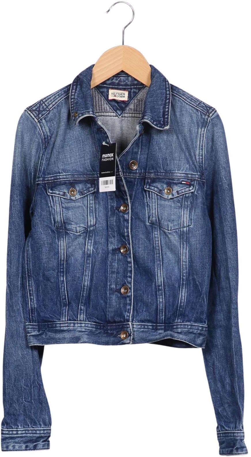 Hilfiger Denim Damen Jacke, Blau, Gr. XS, Baumwolle - Second Hand
