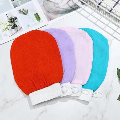 Inspire Select Exfoliating Bath Glove & Body Scrubber Towel For Smooth Skin, Deep Clean Shower Massage Mitt, Spa Like Body Rub blue