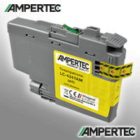 Ampertec Tinte kompatibel mit Brother LC-424Y yellow