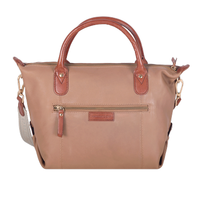 Handtasche HARBOUR 2ND, Damen, Gr. B/H/T: 35cm x 22cm x 18cm, haselnuss, Lammleder, Taschen Handtasche, Damen Henkeltasche, Umhängetasche mit dekorativem Anhänger