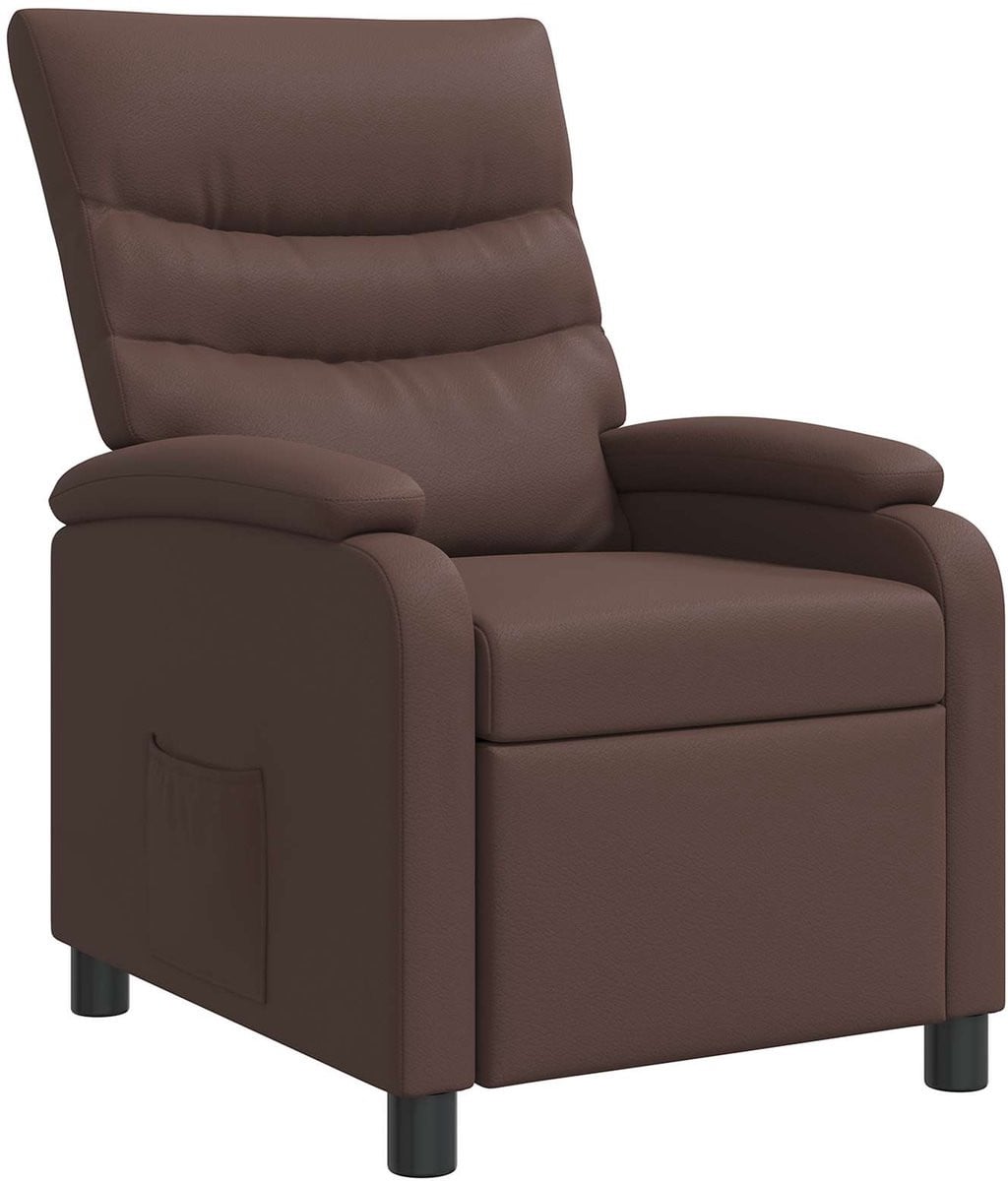 vidaXL Relax Fauteuil Recliner - Bruin - Kunstleer