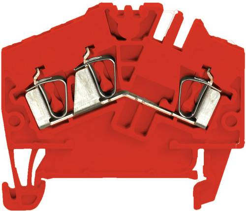 Weidmüller 1946220000 Schutzleiterklemme 2.5mm Zugfeder Rot 100St.