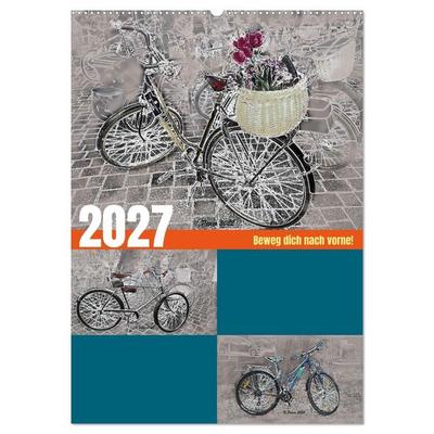 Beweg dich nach vorne! (Wandkalender 2027 DIN A2 hoch), CALVENDO Monatskalender
