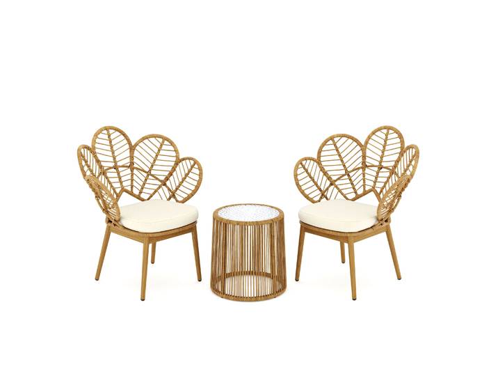 Gartenmöbel Set Rattan COSIMA
