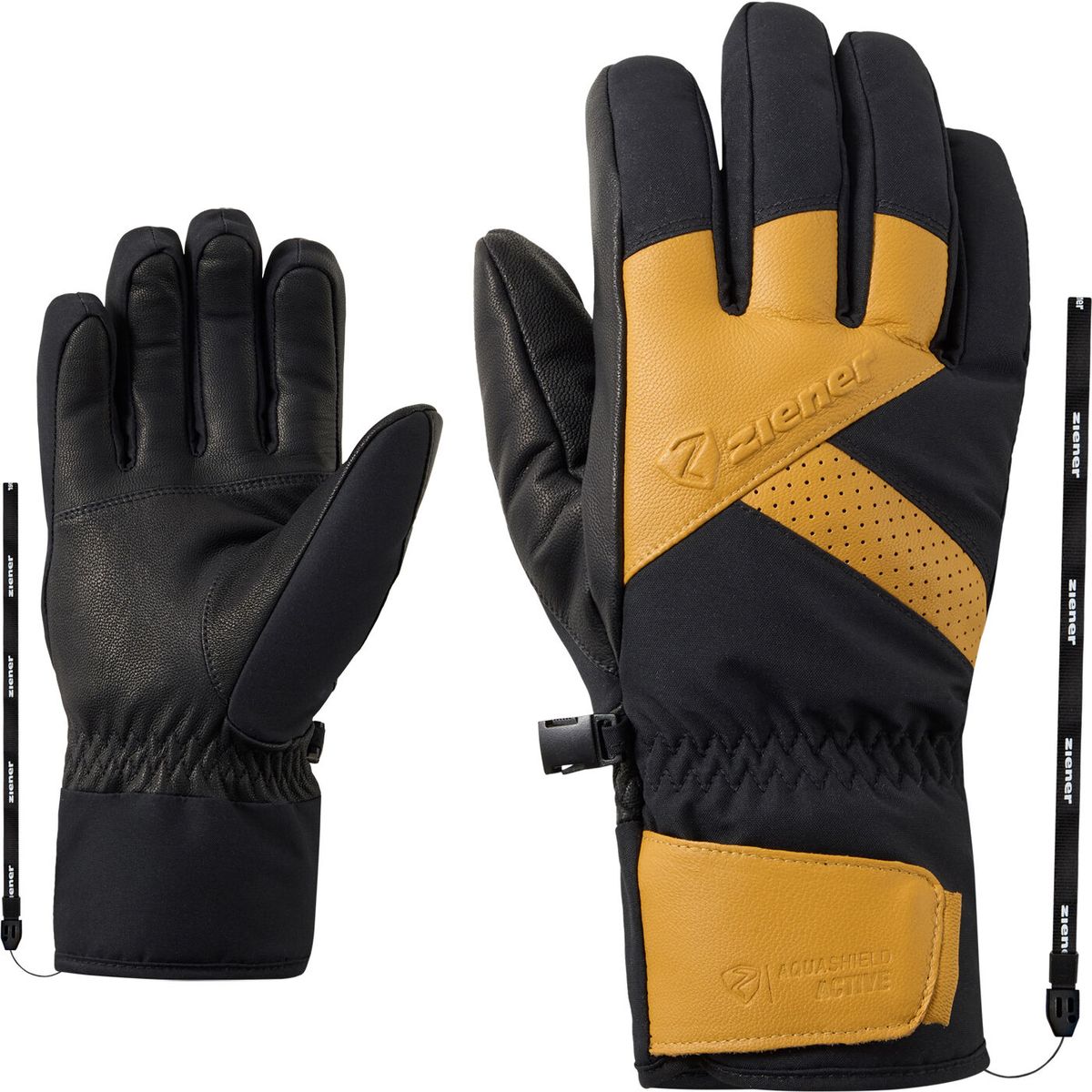 Ziener Getter-z AS AW Glove man black.tan (12403) 7,5 111014-12403-7,5