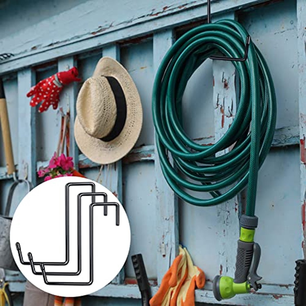 Zware Grote Haken voor Opslag en Organisatie voor Garage, Tuin en Sportuitrusting
