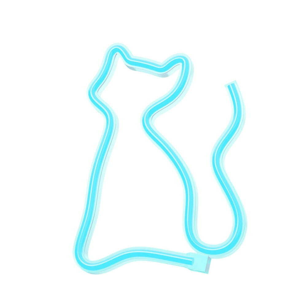 Neolia Neon LED-nachtlampje, turquoise, model NNE24