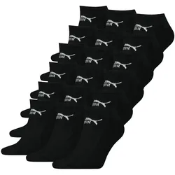 Quartersocken - PUMA HERREN DAMEN UNISEX SNEAKER CLYDE 18er Pack - Black (200) - 47-49