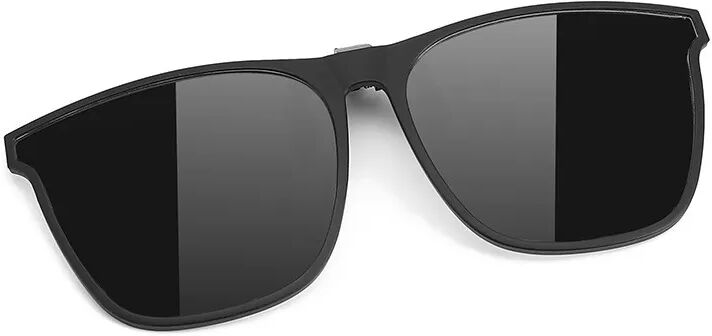 INF Clip-on Sonnenbrille - für Brillengestelle Schwarz+Grau