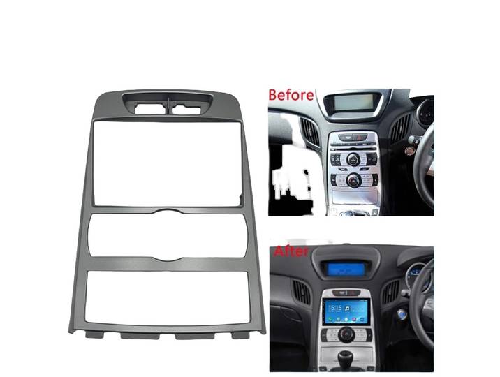 Kit de tableau de bord stéréo Android 7 pour Hyundai Genesis Coupe 2010-2012 - Panneau de montage radio