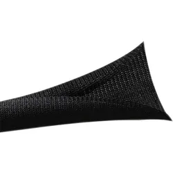 Label-the-cable Cable Tube Kurvenförmige Kabelrinne Schwarz