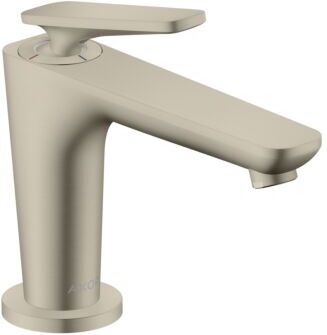 Hansgrohe Axor Citterio C CoolStart Waschtischarmatur 49020820 ohne Struktur, brushed nickel, Ausladung 128mm, Ablauf unverschließbar